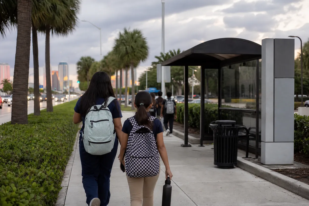 Miami experience scene for tucson to Miami: Back-to-School Errands on Flagler Street