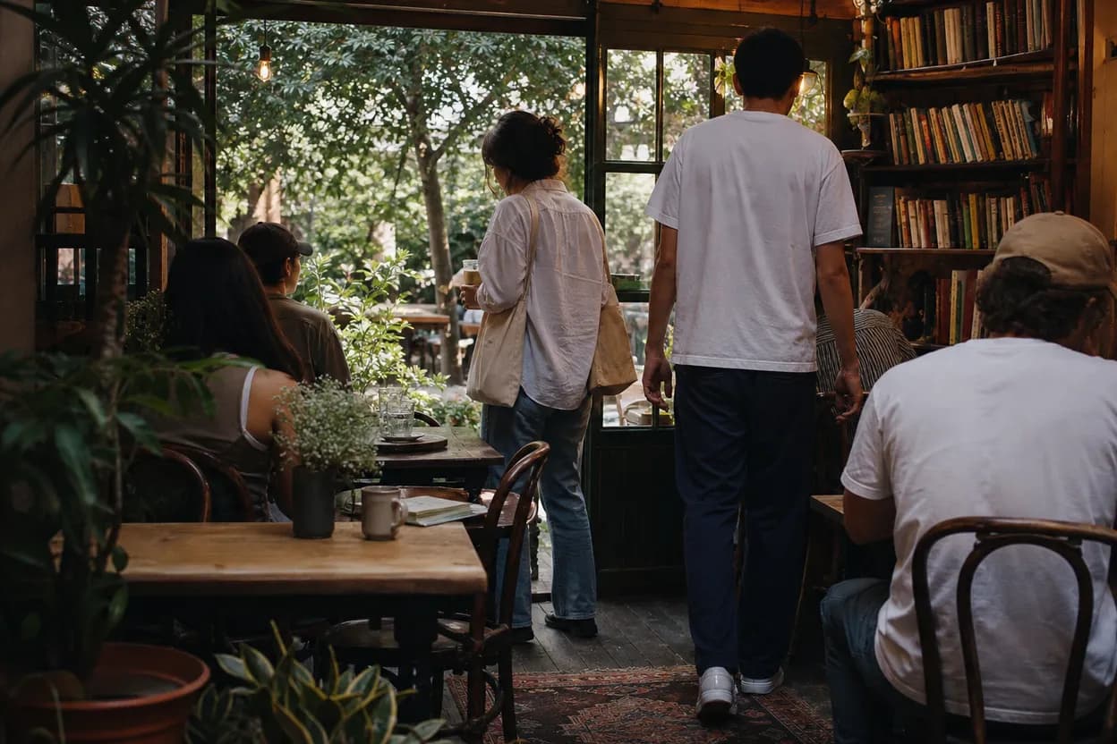 Los Angeles experience scene for Finding the Best Coffee Shops to Discuss Carson Beck in Los Angeles