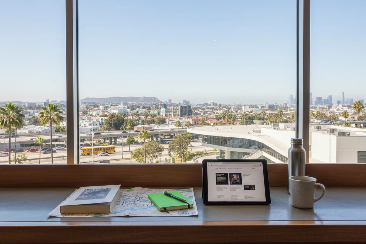 Realistic city scene for natasha ward track and field: A Practical Los Angeles Neighborhood Guide