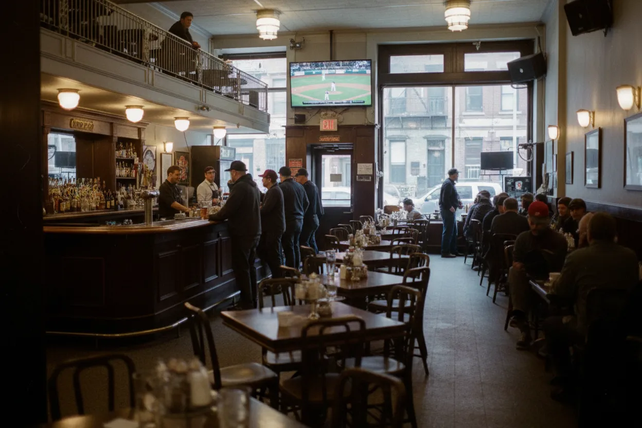 Cover scene for Cubs vs Pirates: A NYC Day-Game Baseball Lunch Route