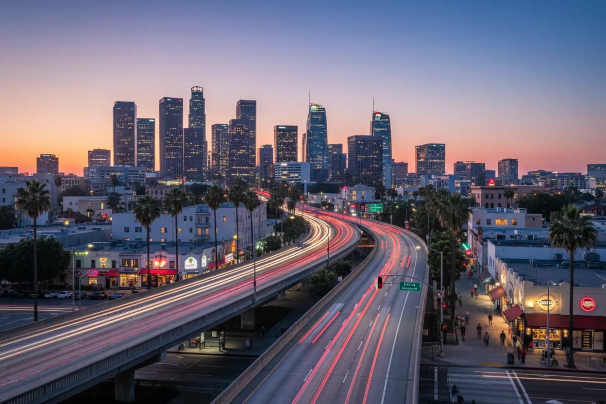 Realistic city scene for evan phillips: A Useful Los Angeles City Guide