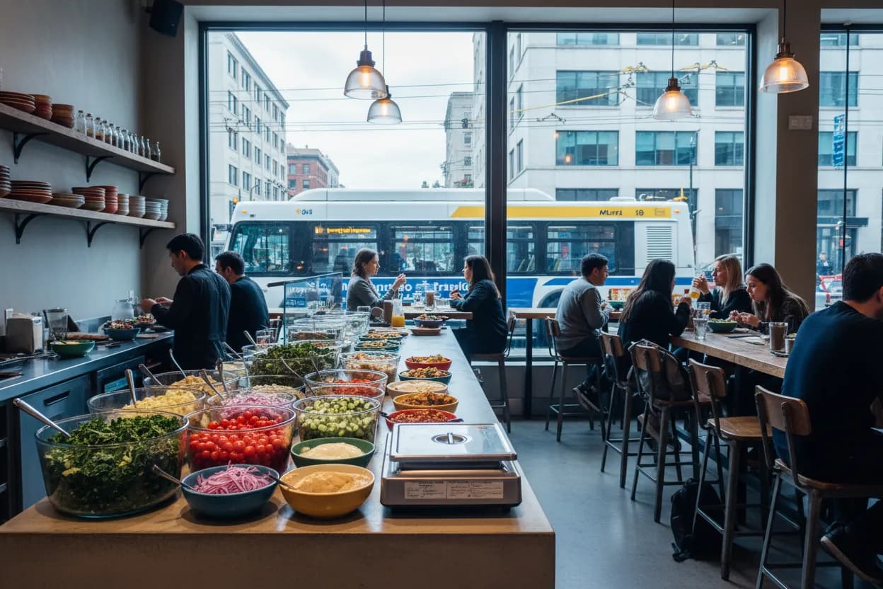 Local detail for San Francisco CAVA Guide for Fast Mediterranean Lunches