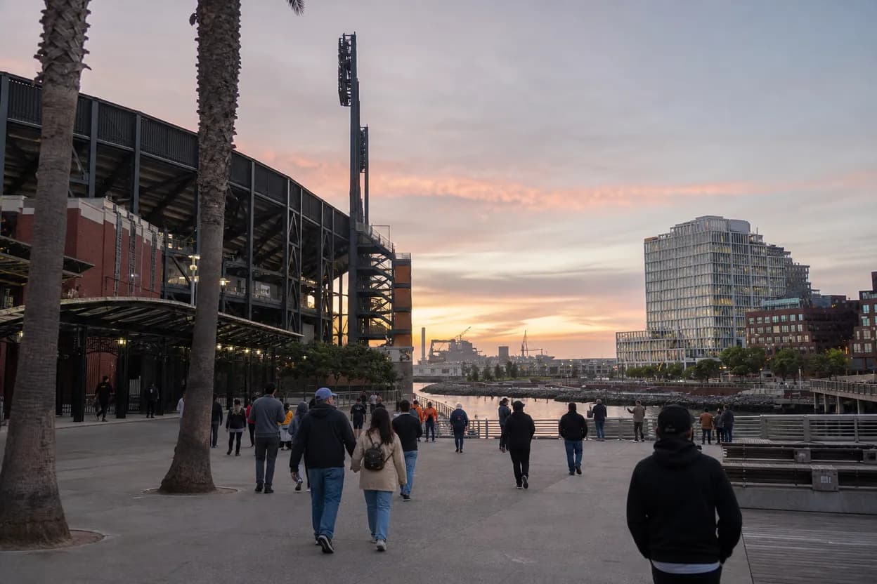 Cover scene for dodgers vs cubs: SF Baseball History Walk and Radio Guide