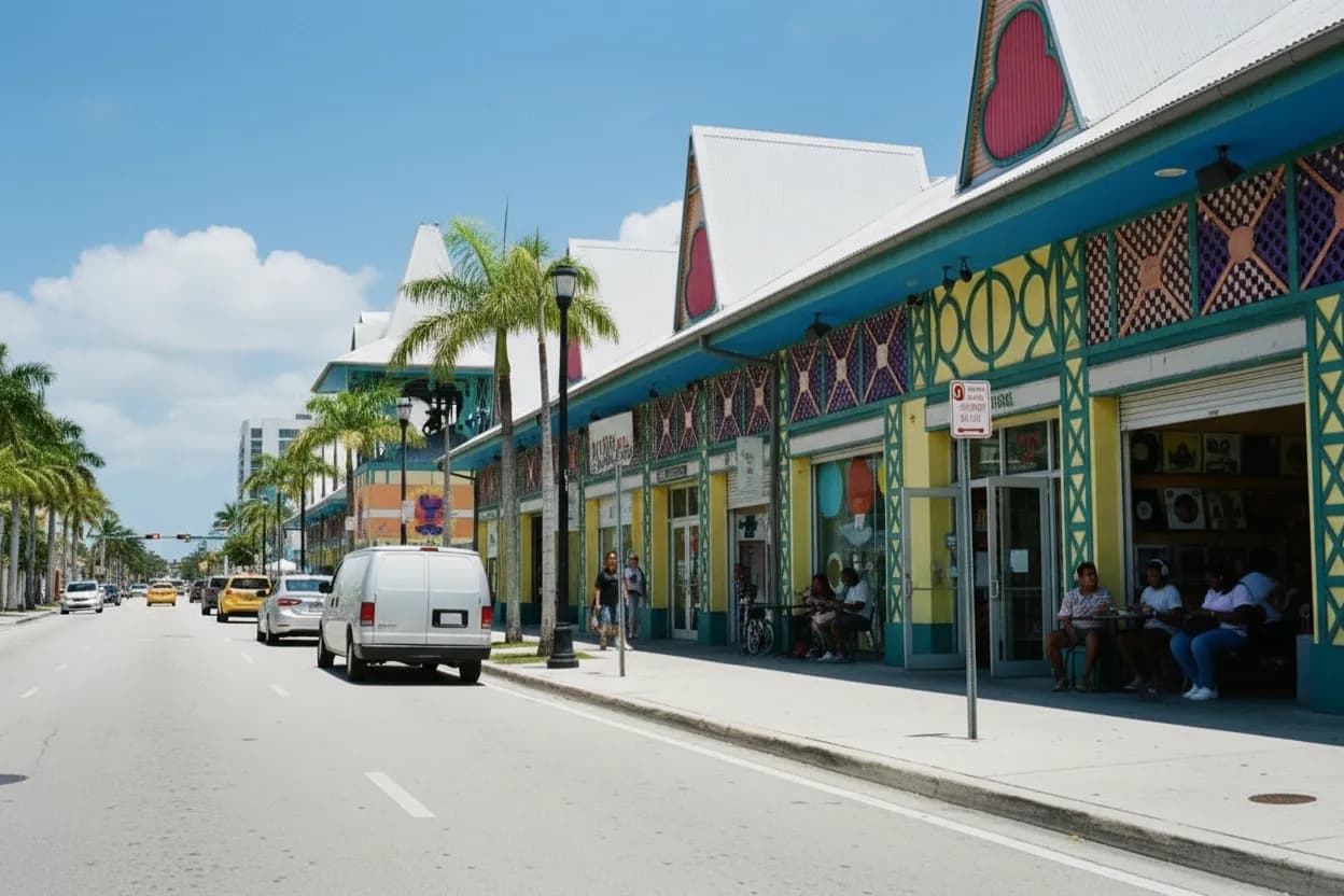 Miami experience scene for Tupac Miami Music History and Library Learning Guide