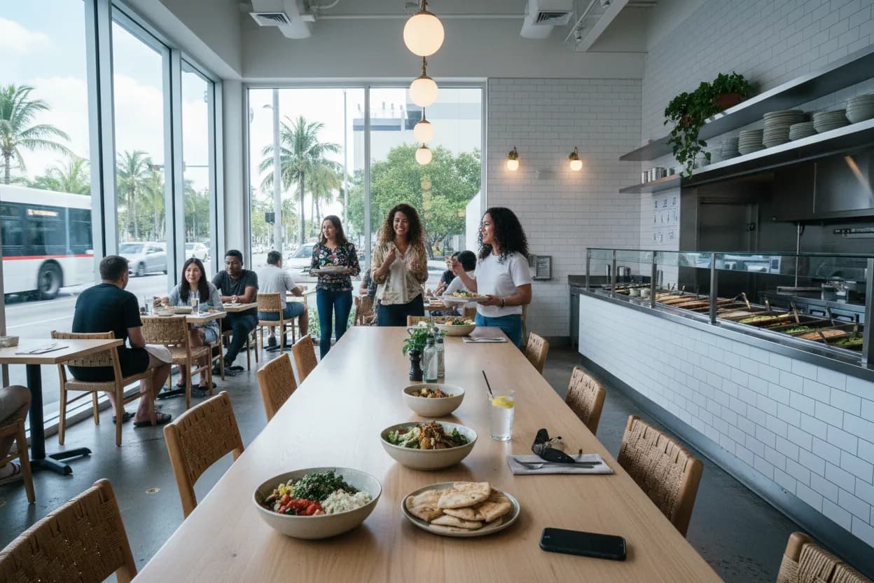 Local detail for Miami CAVA Near Me for Light Mediterranean Meals