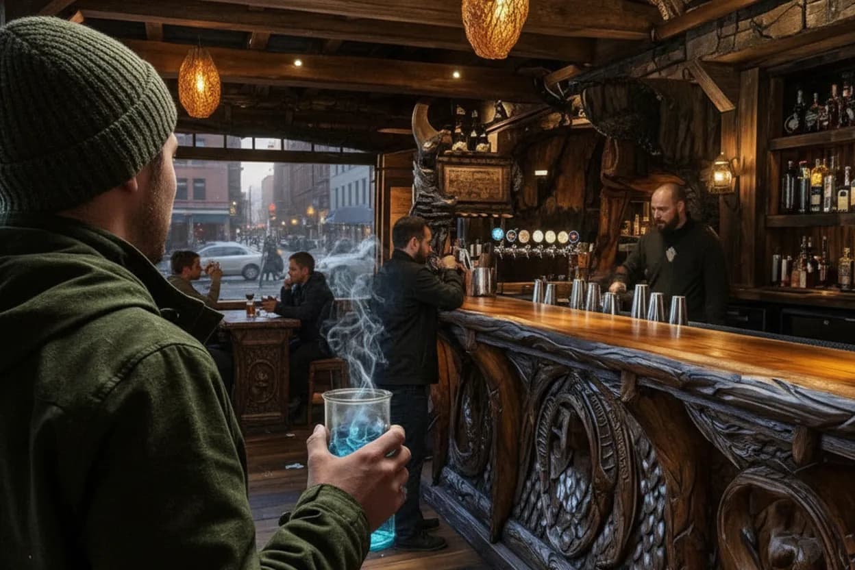 NYC experience scene for Game of Thrones Themed Bars in NYC: Westeros-Inspired Drinks and Decor