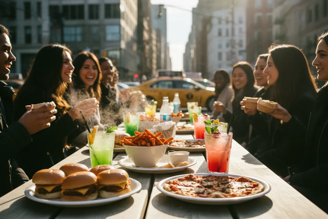 Realistic NYC scene for NYC Happy Hour Near Me: Best Search Filters
