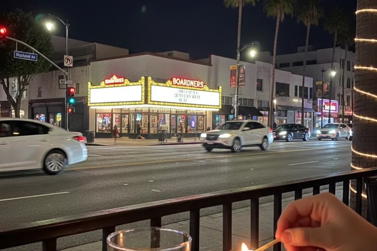 Editorial detail for sydney star Watch Night Near Hollywood Boulevard Bars