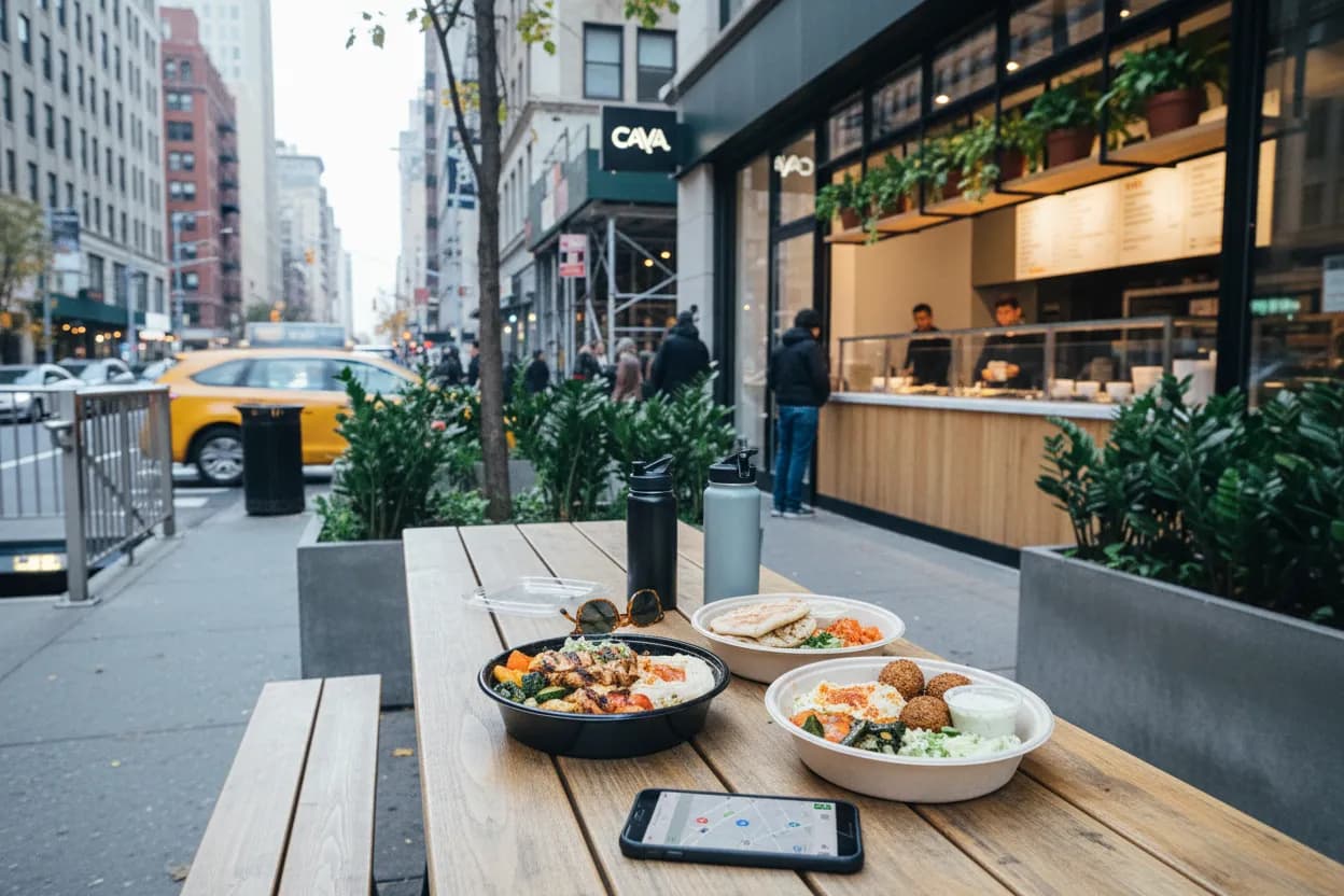 Local detail for NYC CAVA Near Me for Fast Mediterranean Lunch