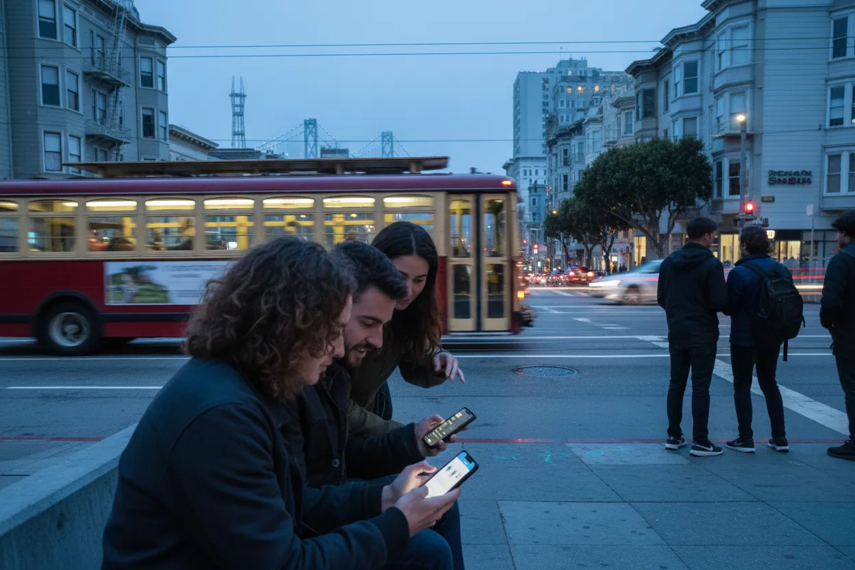 Realistic San Francisco scene for San Francisco Best AI Trip Planner Guide for Group Weekends
