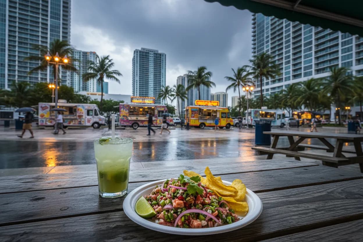 Realistic Miami scene for Miami Flood Watch Guide for Weekend Events and Driving