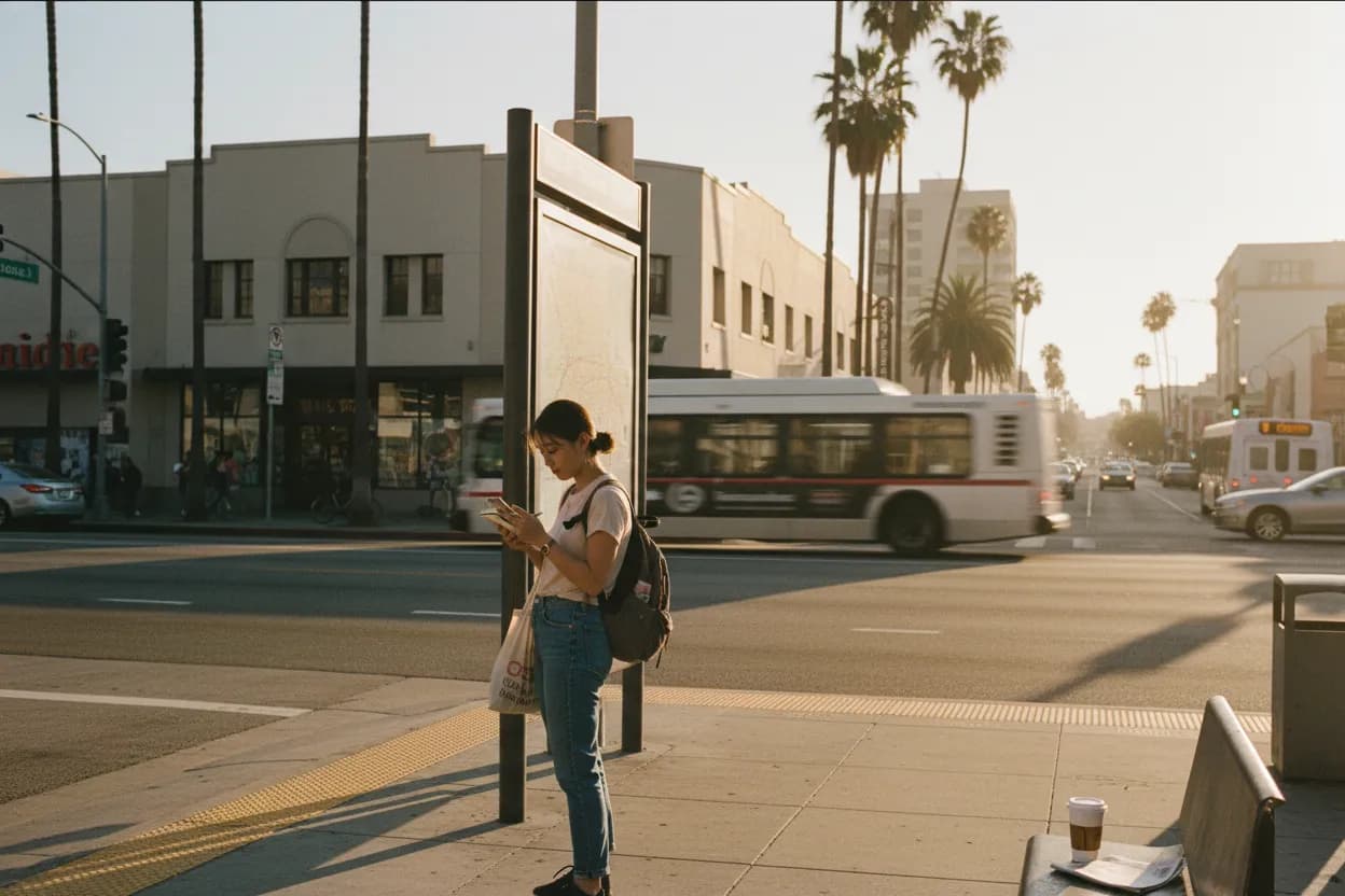 Realistic Los Angeles scene for LA Aldi Guide for Affordable Groceries and Meal Prep