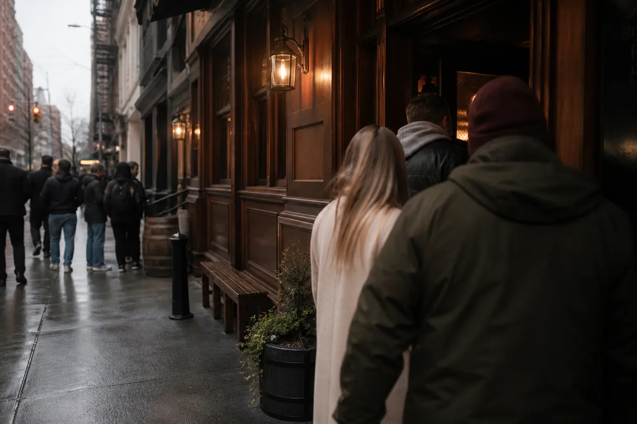 New York City experience scene for Porter Flight Cancelled Due to Child: NYC Bars & Nights Out for Travelers