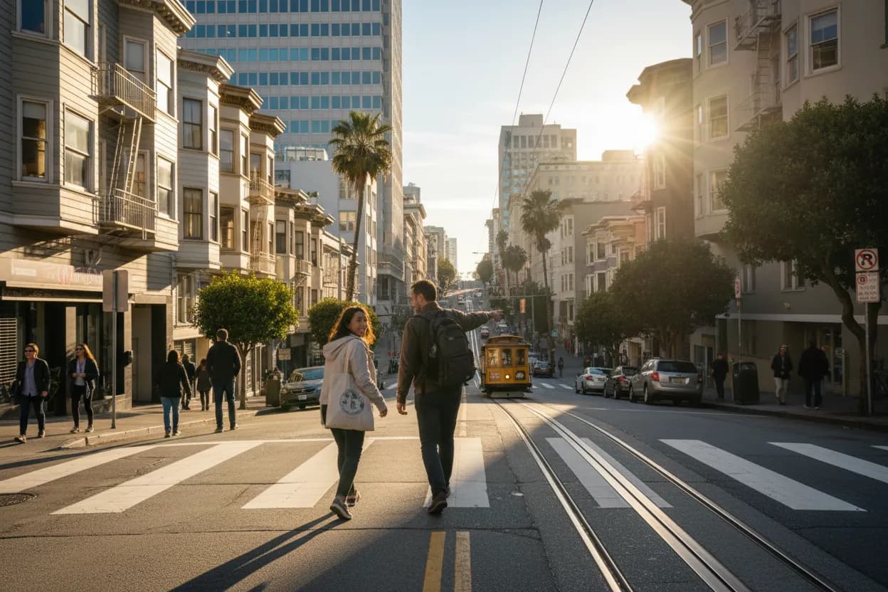 Practical city scene for singer: A Flexible San Francisco Weekend Plan