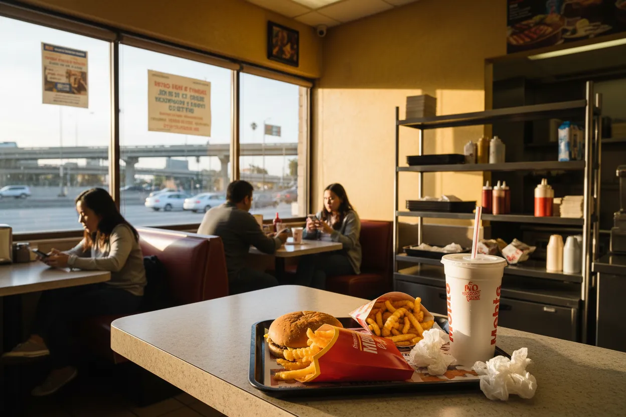 Local detail for LA Fast Food Near Me Along Major Freeways