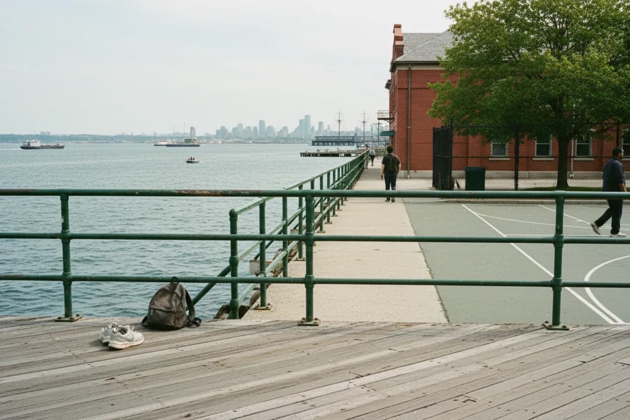 NYC experience scene for Cromwell Recreation Center Courts for a Staten Island Pickup Game With Kids Nearby