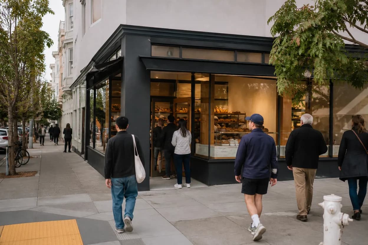 Cover scene for ted lasso San Francisco Biscuit Coffee Plan Near Transit