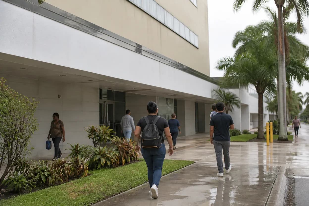 Miami experience scene for measles vaccine access around Miami-Dade health clinics and public sites