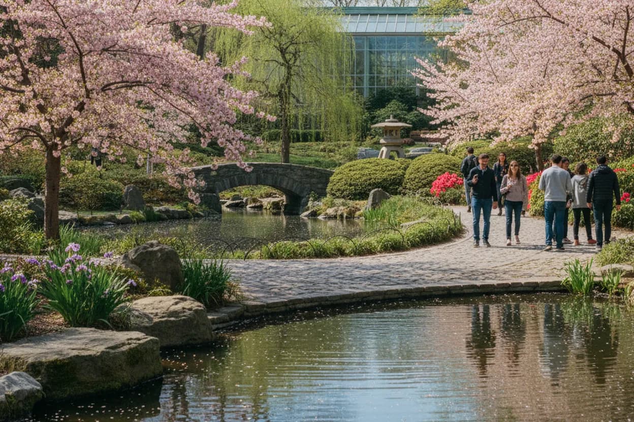 Cover scene for Brooklyn Botanic Garden First Entry: A Quiet Plant Walk Before Crowds