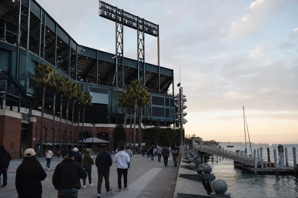 San Francisco experience scene for dodgers vs cubs: SF Baseball History Walk and Radio Guide