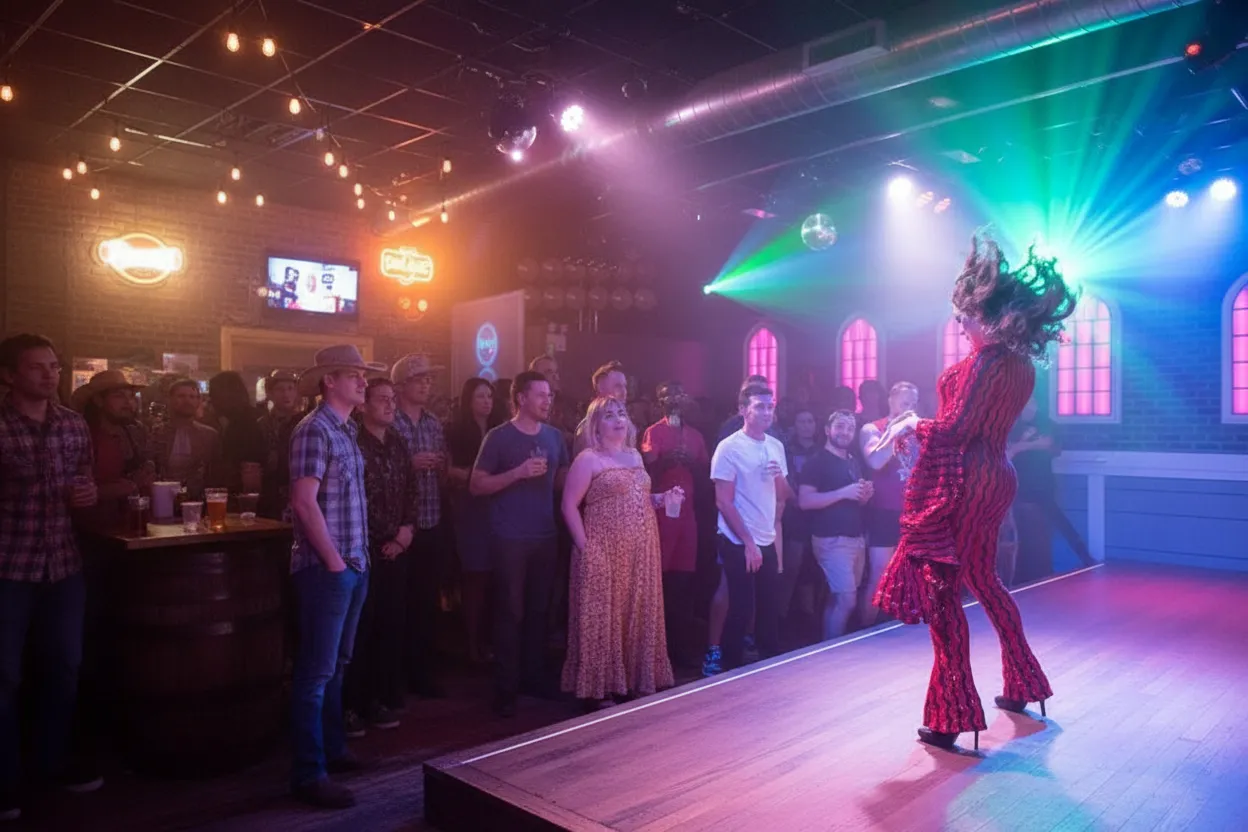 Cover scene for Dolly Parton-Inspired Drag Shows and Country Nights in NYC