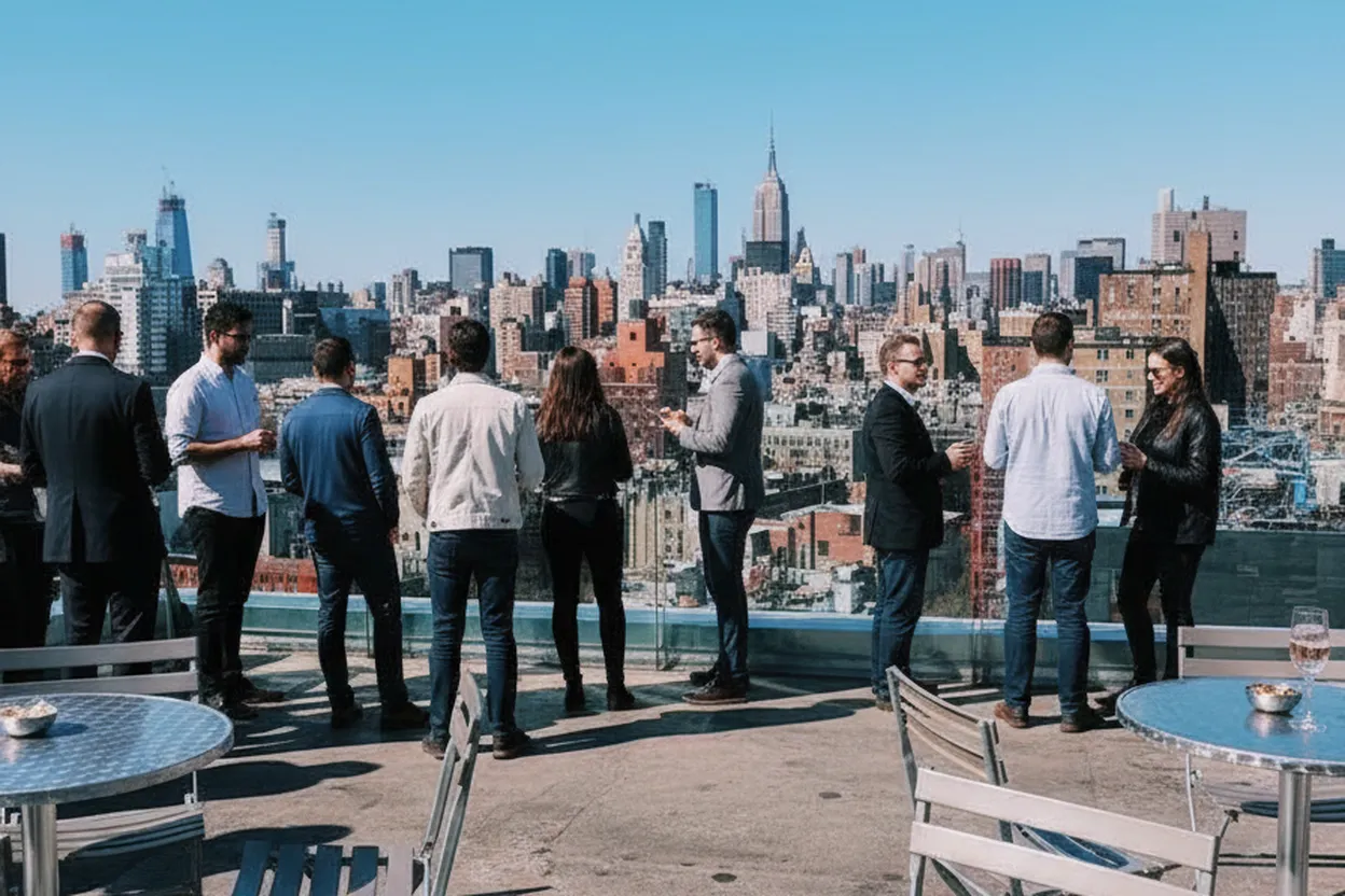 Cover scene for Finding the Best NYC Rooftop Bars for Orioles vs Tigers Watch Parties