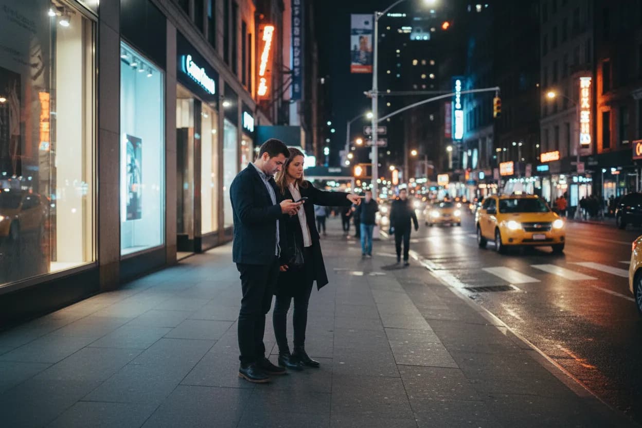 Practical city scene for puka nacua: A NYC Night Out With Backups