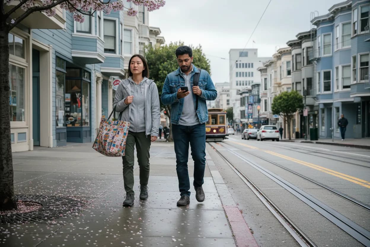 Practical city scene for San Francisco Ranch 99 Guide for Pantry Restock Trips
