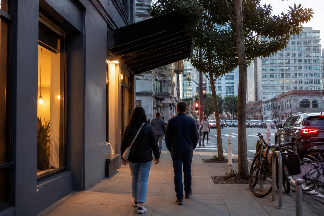 Practical city scene for jimmy horn jr.: A San Francisco Coffee and Dessert Route