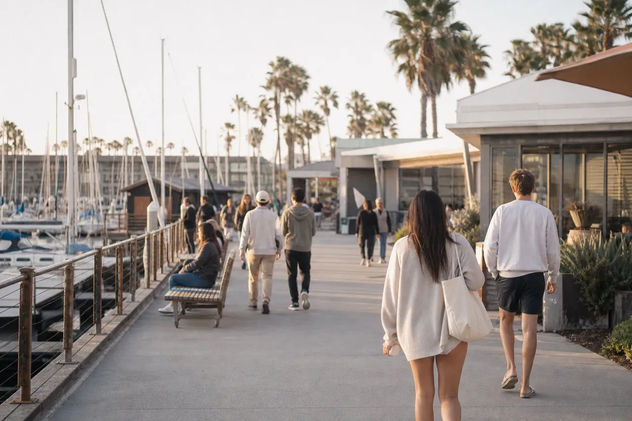 Los Angeles experience scene for Spotting a Zuckerberg Yacht in LA: Best Weekend Harbor Views