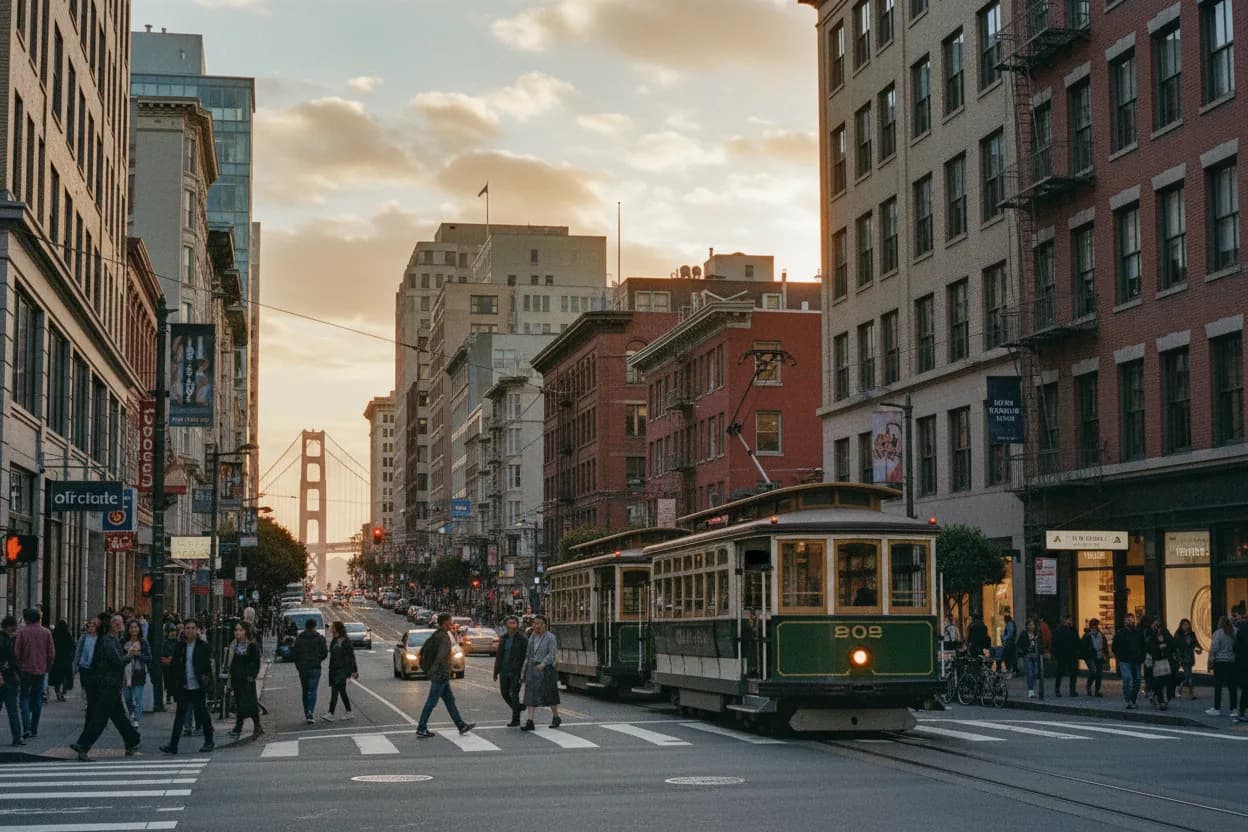 Realistic city scene for mercury vs sparks: How to Plan a San Francisco Viewing Night