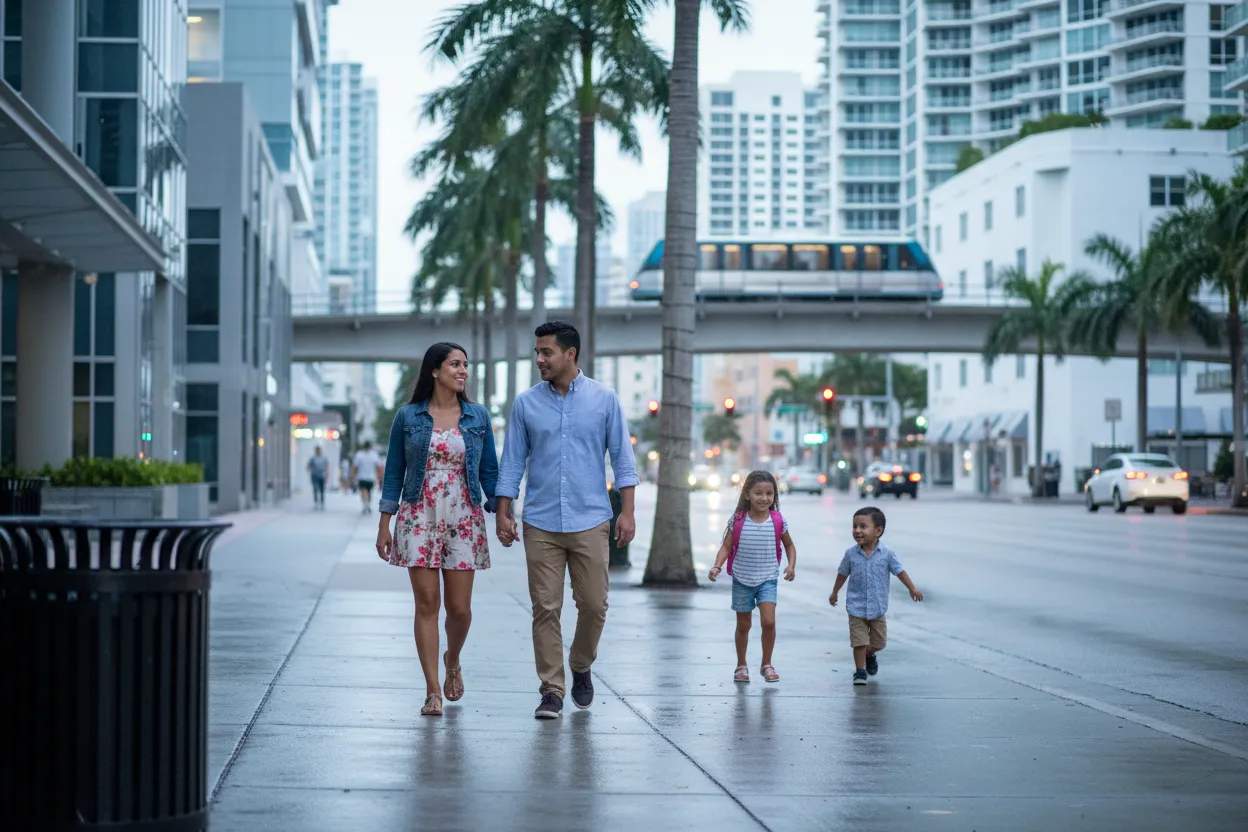 Practical city scene for Miami Olive Garden Guide for Family Dinners and Reservations