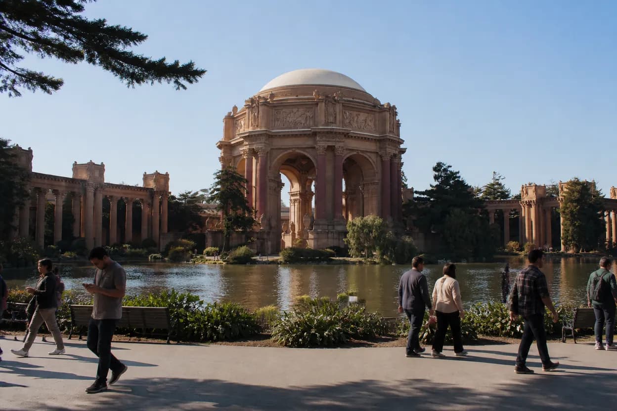 Cover scene for Verifying Reflecting Pool Maintenance Standards in San Francisco Public Spaces