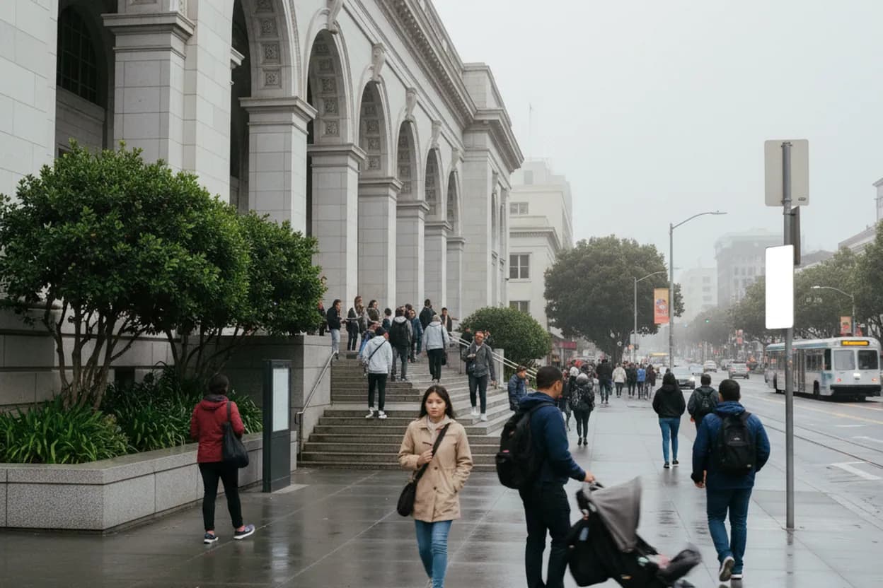 San Francisco experience scene for shri thanedar Fact Check Stop With Civic Center Coffee