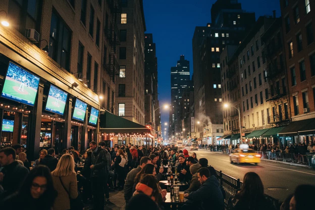 Realistic city scene for mets vs pirates: How to Plan a NYC Viewing Night