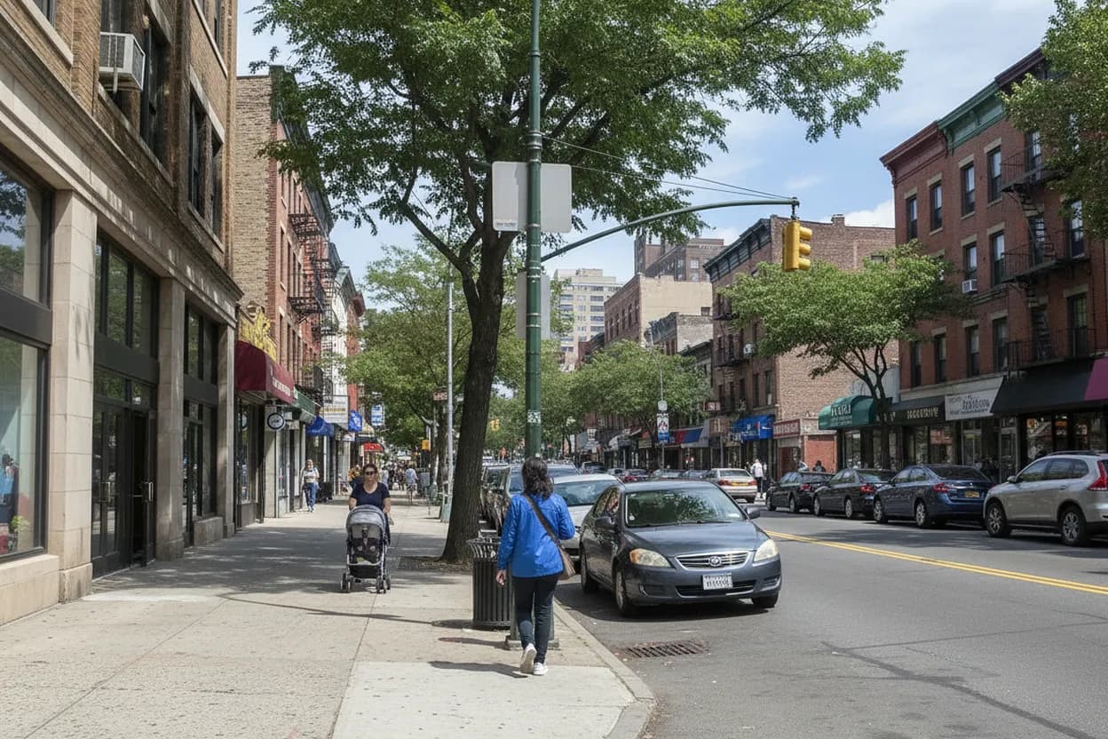 NYC experience scene for Kings Highway Library Form Check for Multigenerational Brooklyn Homes