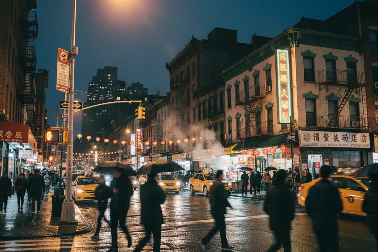 Realistic NYC scene for NYC Chinese Food Near Me: Neighborhoods to Start With