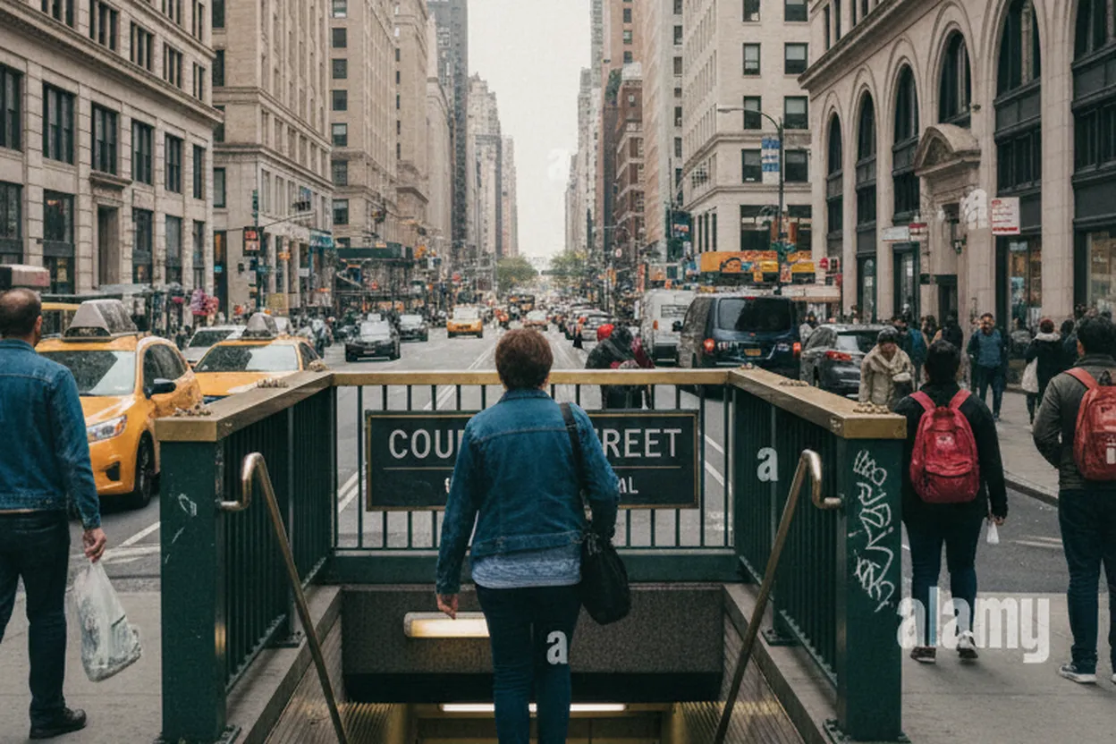 NYC experience scene for Court Street Station Elevator Check for Brooklyn Families Starting a New School Route