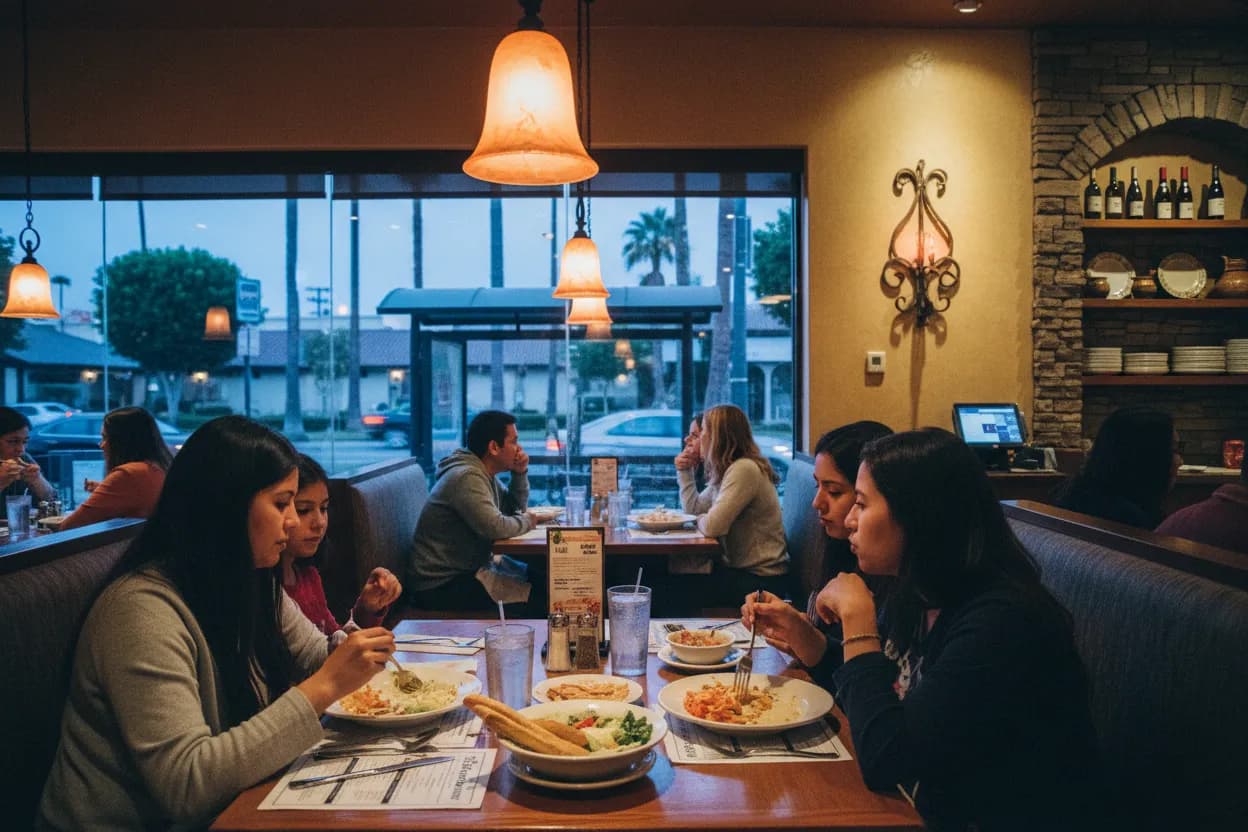 Local detail for LA Olive Garden Guide for Family Dinners and Reservations