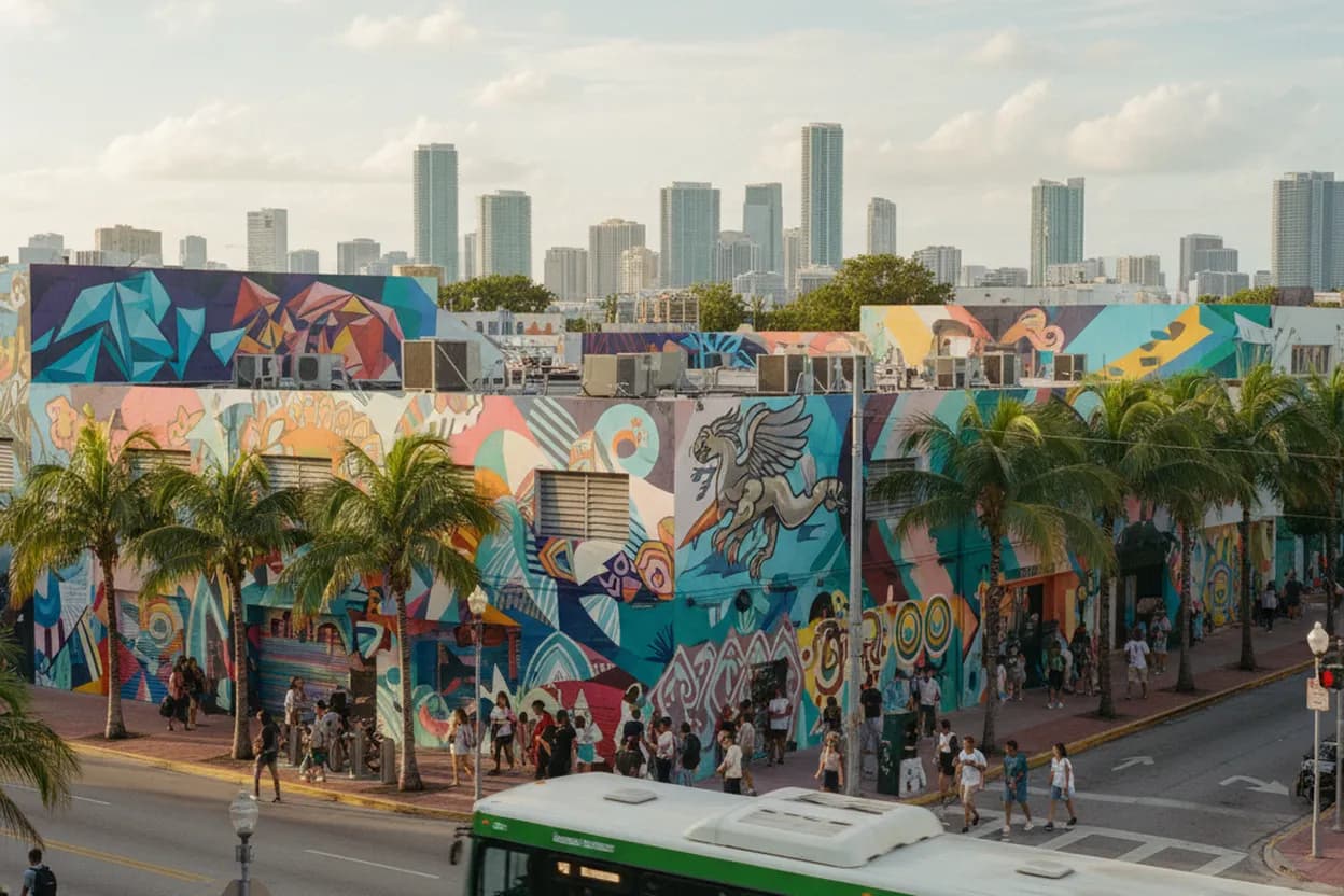 Realistic city scene for beast of reincarnation: A Miami Learning and Research Route