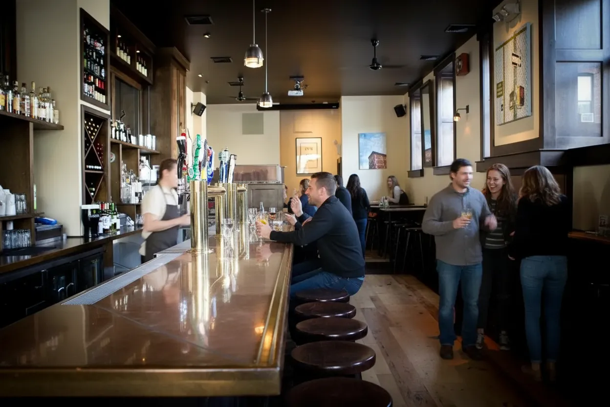 Cover scene for Soccer at Banter Bar for Brooklyn Fans Who Need Sound, Not Chaos