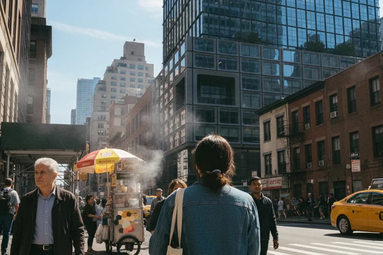 NYC experience scene for Exploring Cyberpunk NYC: Locations and Inspirations for Fans of neuromancer