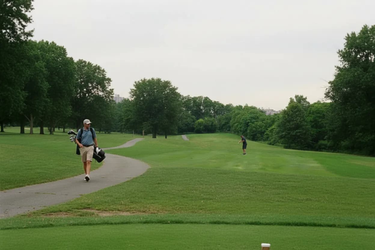 NYC experience scene for Van Cortlandt Golf House Range for a First Date That Needs Space