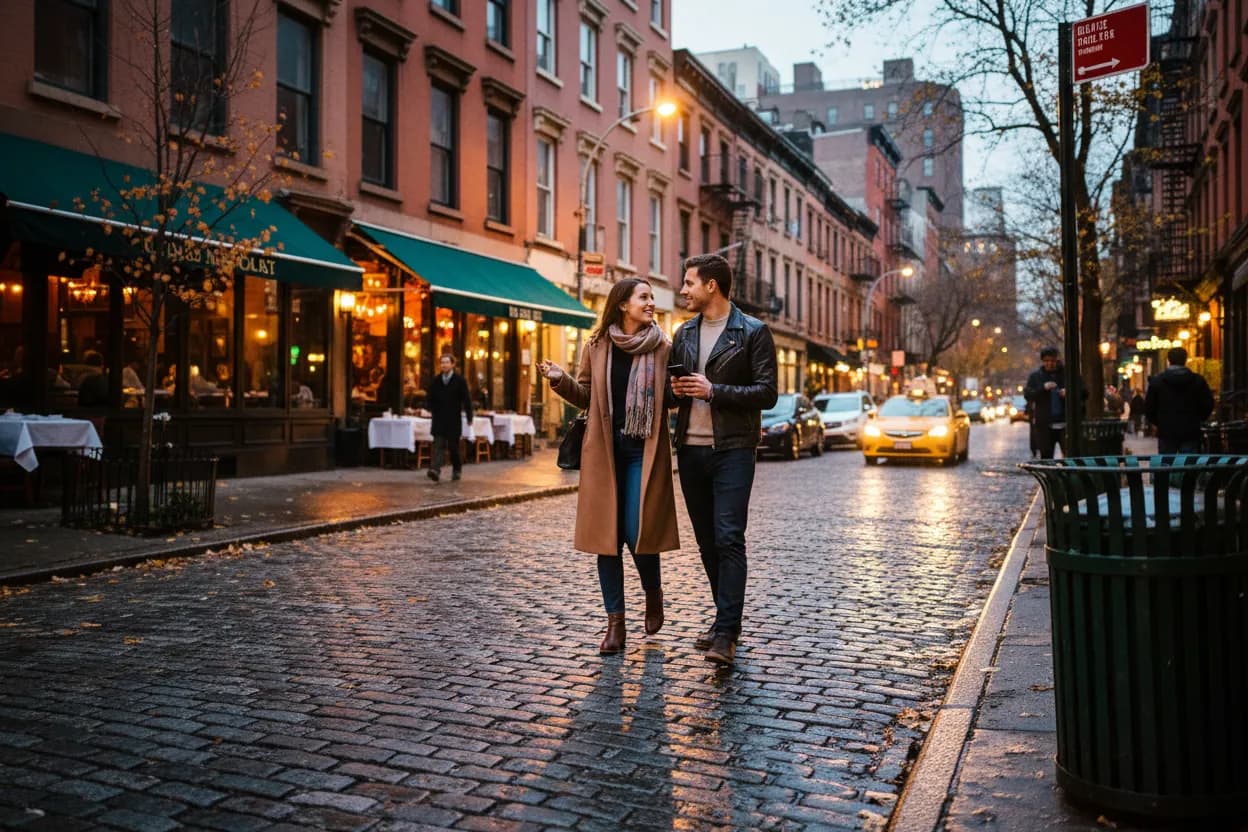 Practical city scene for NYC Restaurants Near Me: Best Neighborhoods for Every Craving