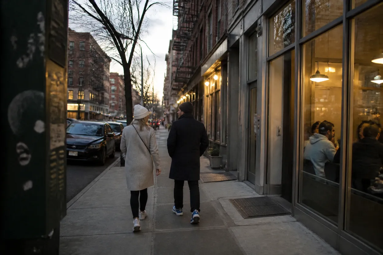 Practical city scene for joe felz: A Short NYC Cafe Route With Backups