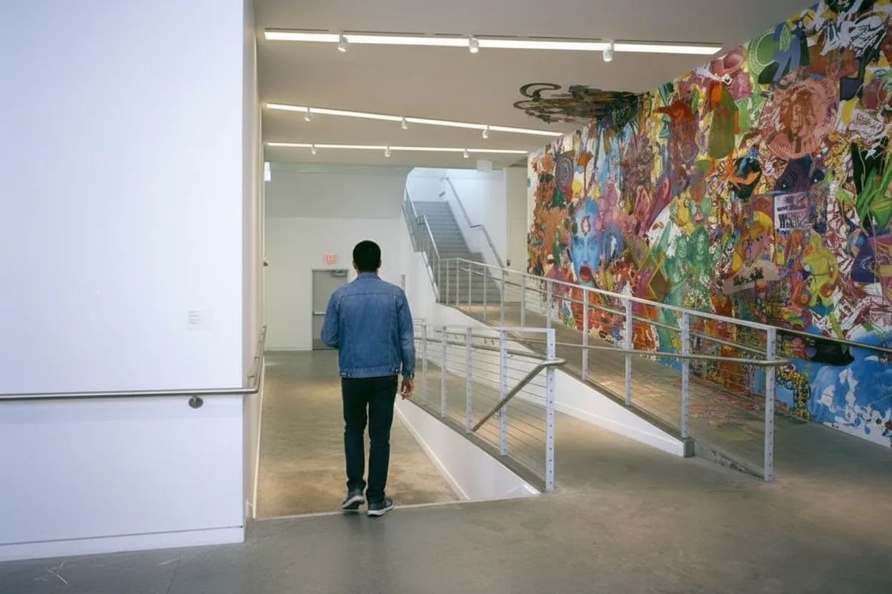 NYC experience scene for Bronx River Art Center Free Gallery Stop Before the Train Home