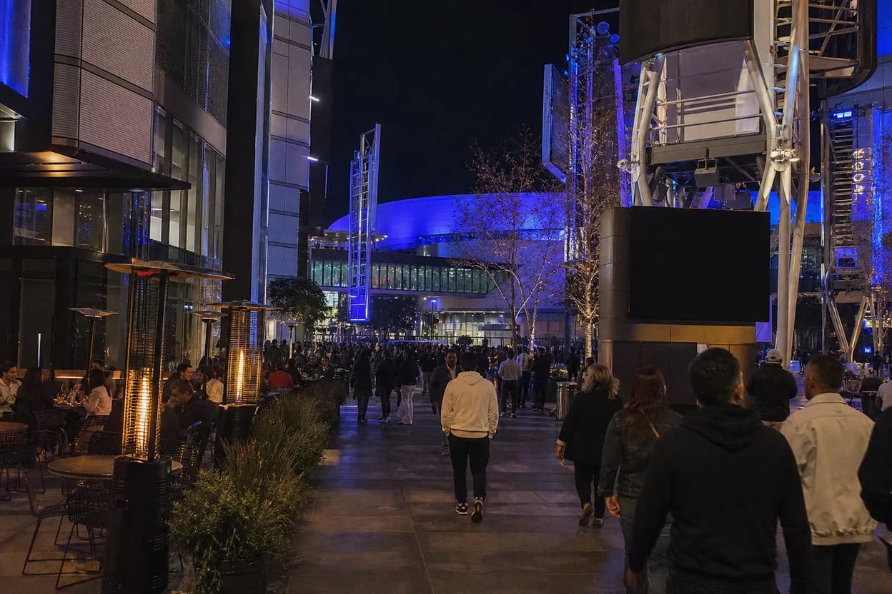 Editorial detail for daktronics at L.A. Live: Downtown Los Angeles transit and signage guide