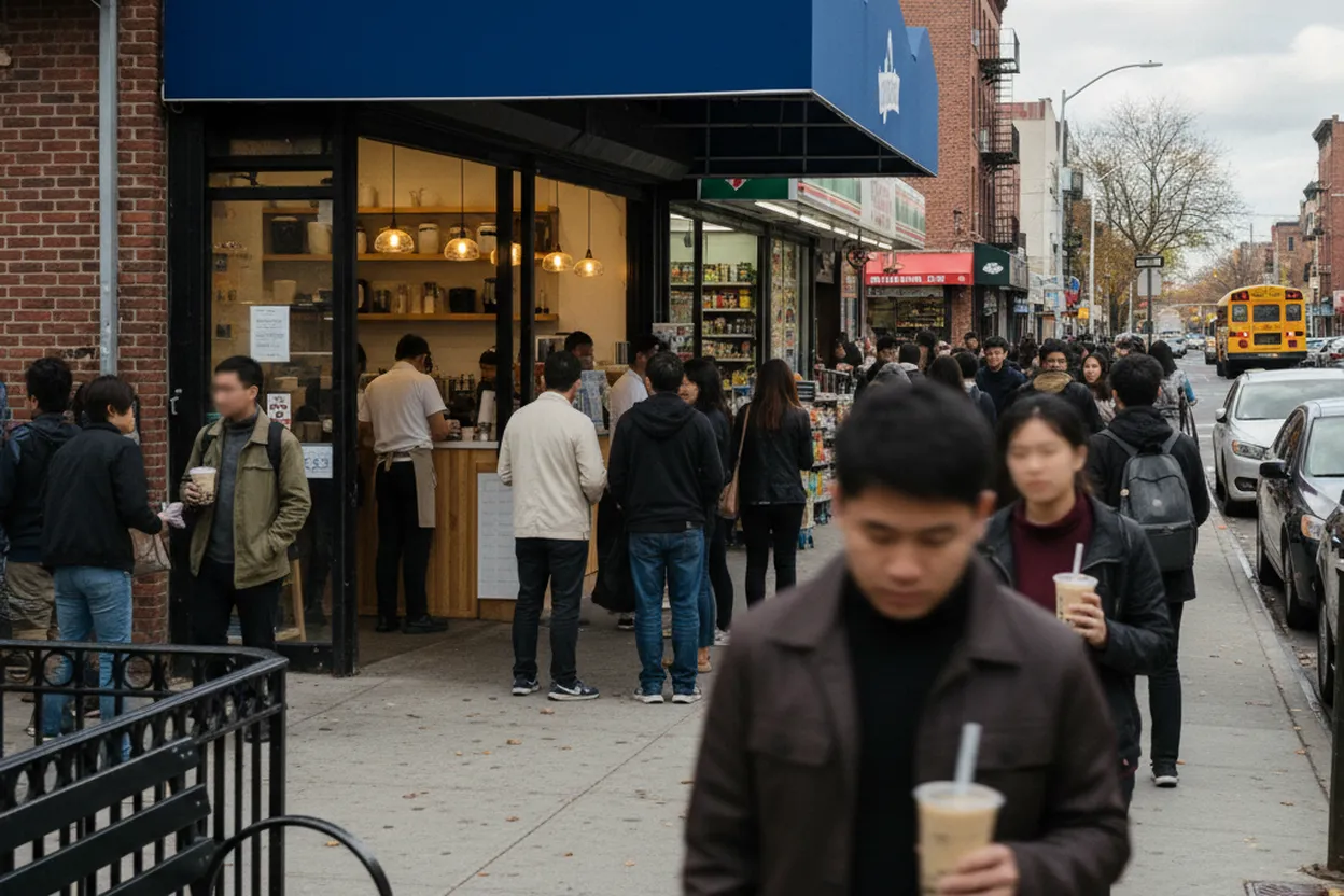 Cover scene for Xin Fu Tang in Flushing for Brown Sugar Boba Before a 7 Train Ride
