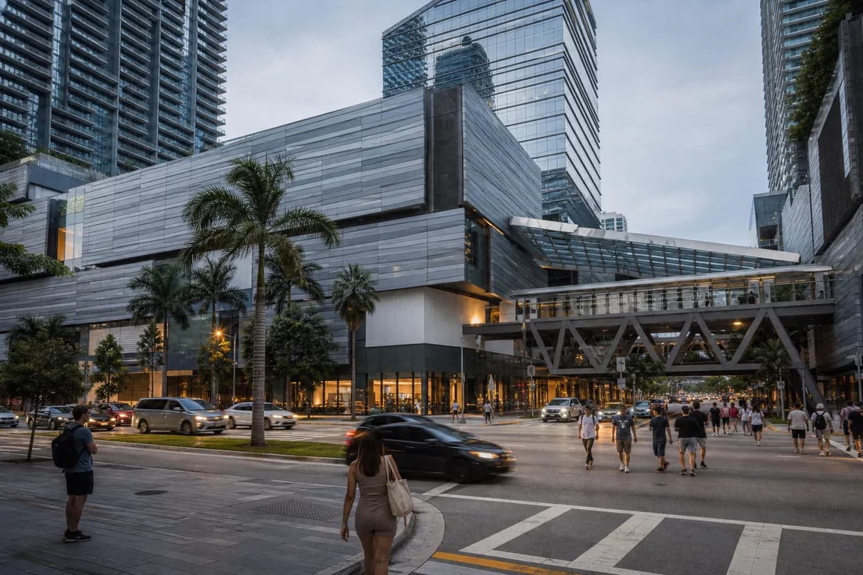 Cover scene for kyler murray coffee-and-dessert stops near Miami's Brickell Metromover loop