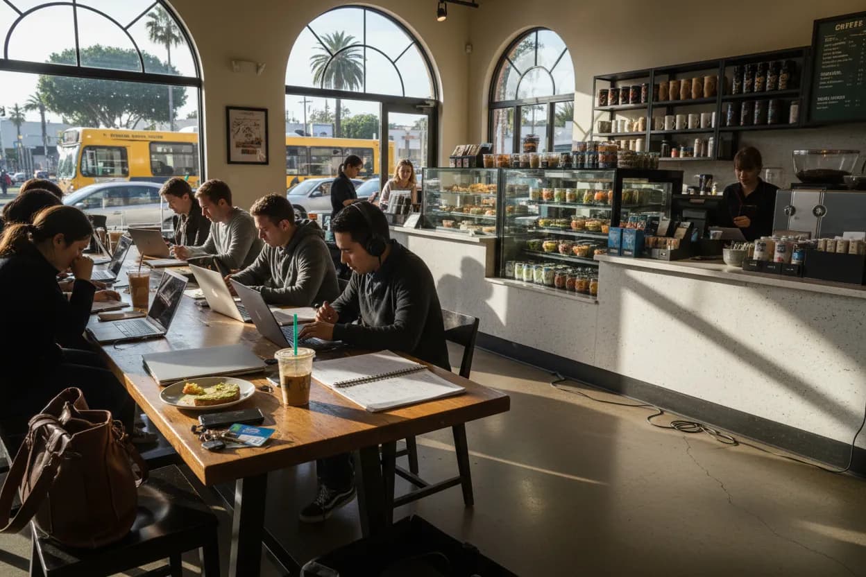 Local detail for LA Starbucks Near Me for Work and Audition Days